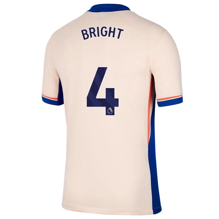 Danxen Damen Millie Bright #4 Hellbeige Auswärtstrikot Trikot 2024/25 T-Shirt Schweiz