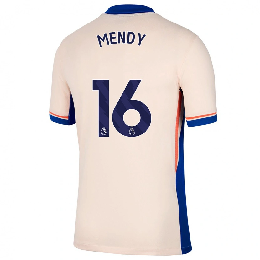 Danxen Damen Edouard Mendy #16 Hellbeige Auswärtstrikot Trikot 2024/25 T-Shirt Schweiz