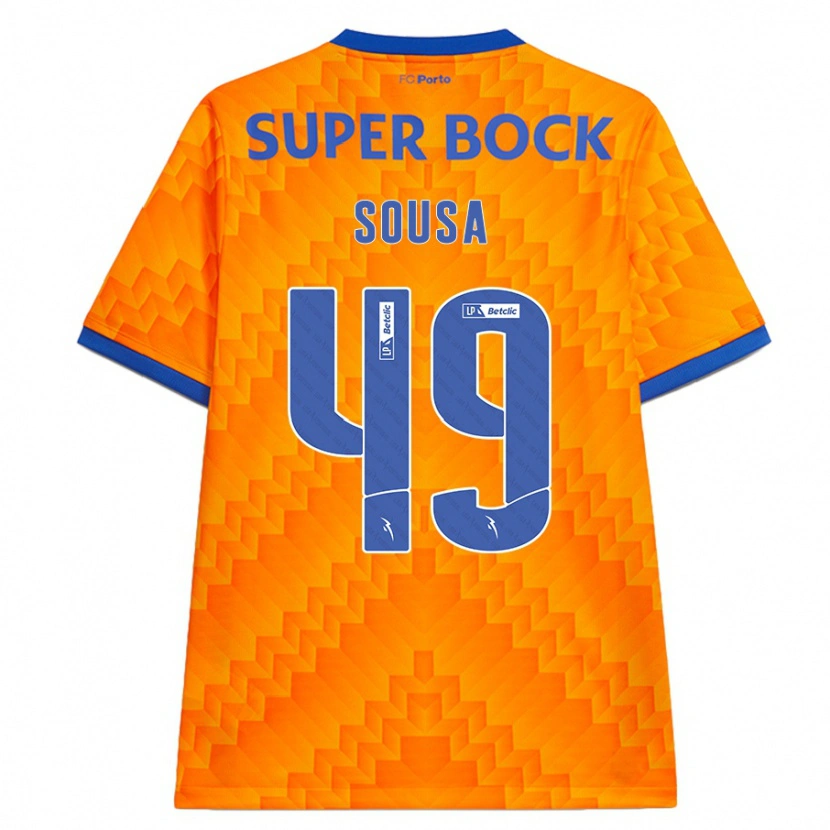 Danxen Damen Gonçalo Sousa #49 Orange Auswärtstrikot Trikot 2024/25 T-Shirt Schweiz