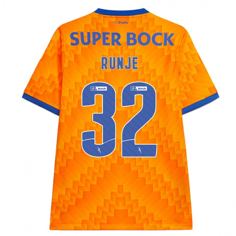 Danxen Damen Roko Runje #32 Orange Auswärtstrikot Trikot 2024/25 T-Shirt Schweiz