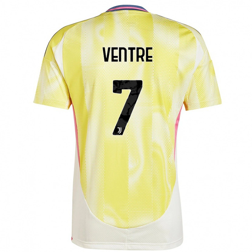Danxen Damen Alessandro Ventre #7 Solargelb Auswärtstrikot Trikot 2024/25 T-Shirt Schweiz
