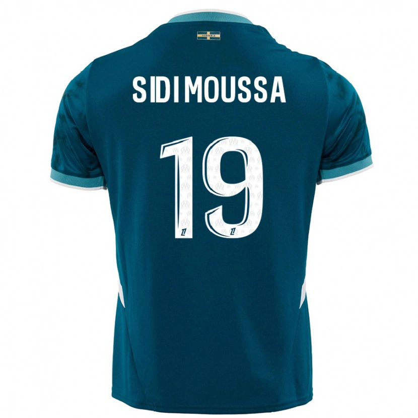 Danxen Damen Salima Sidi Moussa #19 Türkisblau Auswärtstrikot Trikot 2024/25 T-Shirt Schweiz