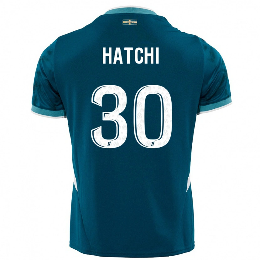 Danxen Damen Anaïs Hatchi #30 Türkisblau Auswärtstrikot Trikot 2024/25 T-Shirt Schweiz