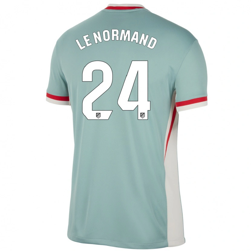 Danxen Damen Robin Le Normand #24 Hellbeige Blau Auswärtstrikot Trikot 2024/25 T-Shirt Schweiz