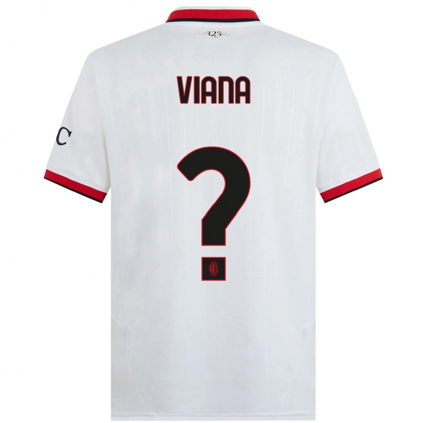 Danxen Damen Viana Seedorf #0 Weiß Schwarz Rot Auswärtstrikot Trikot 2024/25 T-Shirt Schweiz
