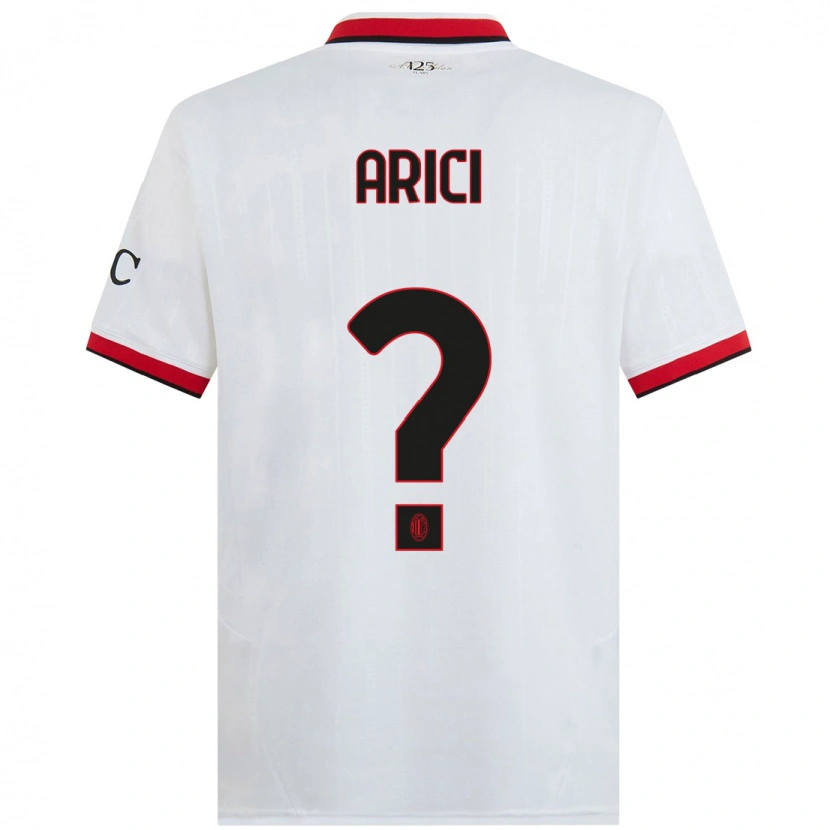 Danxen Damen Alberto Arici #0 Weiß Schwarz Rot Auswärtstrikot Trikot 2024/25 T-Shirt Schweiz