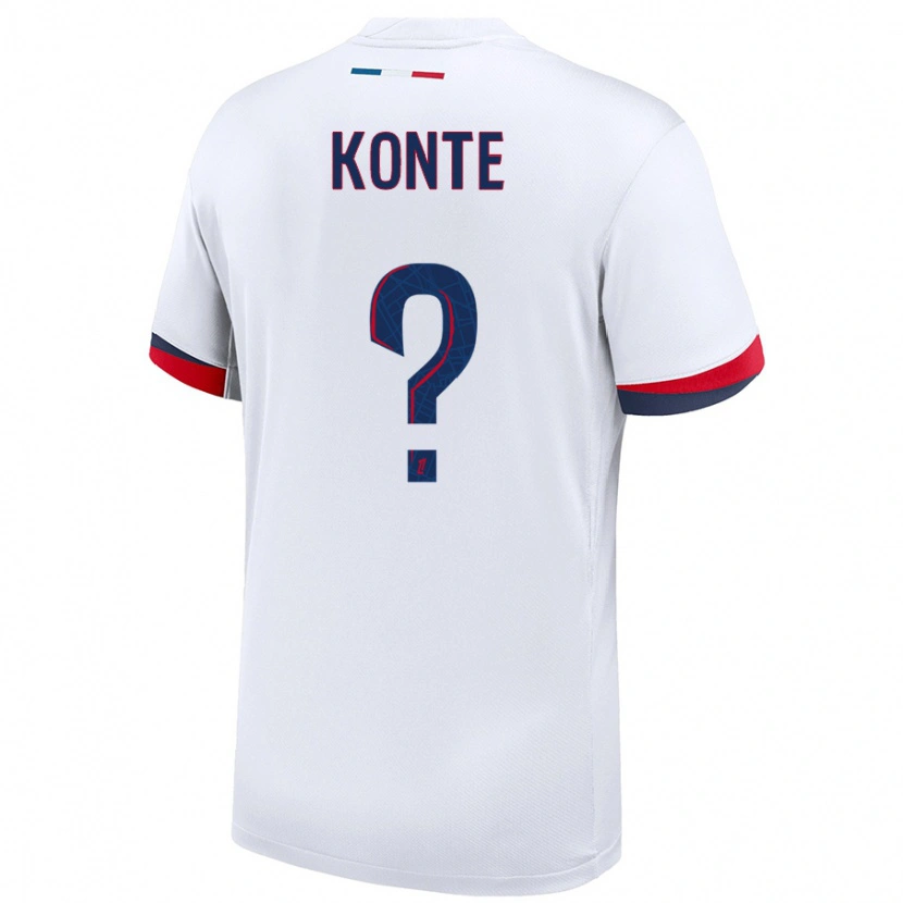 Danxen Damen Maeta Konte #0 Weiß Blau Rot Auswärtstrikot Trikot 2024/25 T-Shirt Schweiz