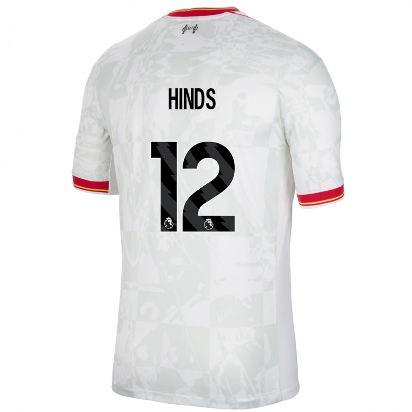 Danxen Damen Taylor Hinds #12 Weiß Rot Schwarz Ausweichtrikot Trikot 2024/25 T-Shirt Schweiz