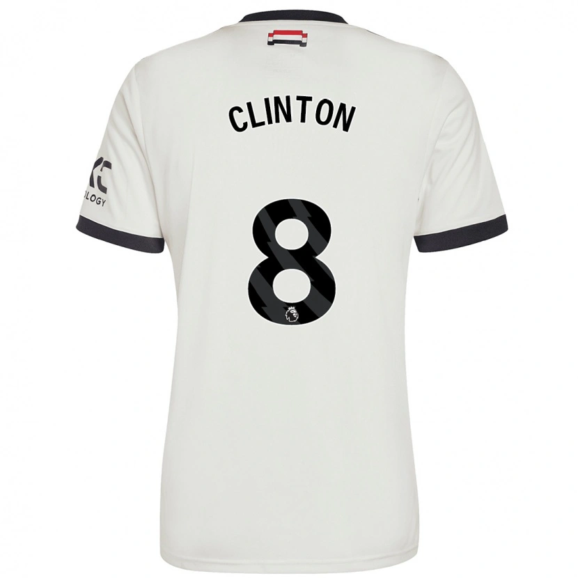 Danxen Damen Grace Clinton #8 Cremeweiß Ausweichtrikot Trikot 2024/25 T-Shirt Schweiz