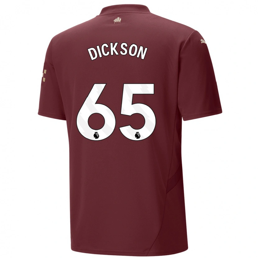 Danxen Damen Will Dickson #65 Kastanienbraun Ausweichtrikot Trikot 2024/25 T-Shirt Schweiz