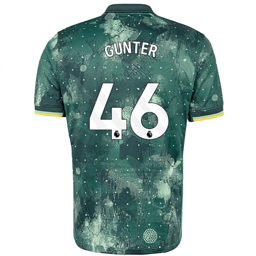 Danxen Damen Luca Gunter #46 Mintgrün Ausweichtrikot Trikot 2024/25 T-Shirt Schweiz