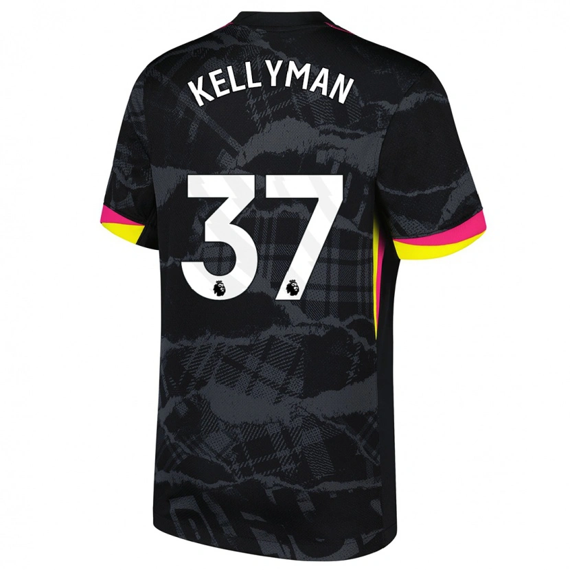 Danxen Damen Omari Kellyman #37 Schwarz Rosa Ausweichtrikot Trikot 2024/25 T-Shirt Schweiz