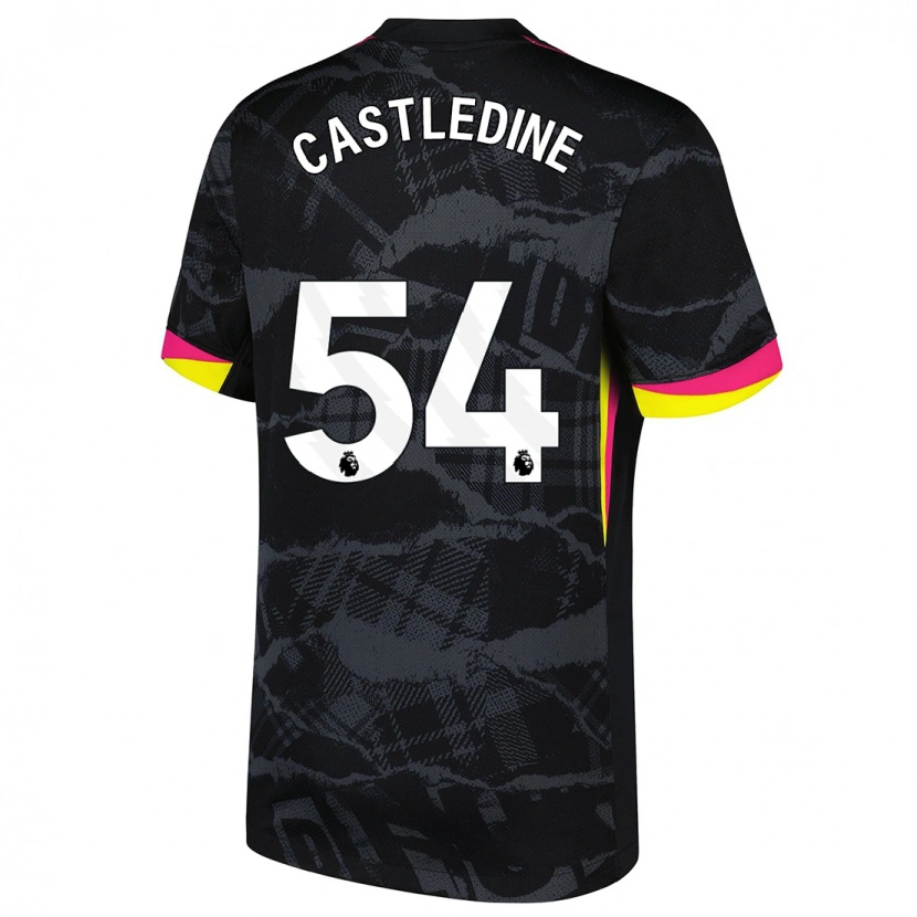 Danxen Damen Leo Castledine #54 Schwarz Rosa Ausweichtrikot Trikot 2024/25 T-Shirt Schweiz