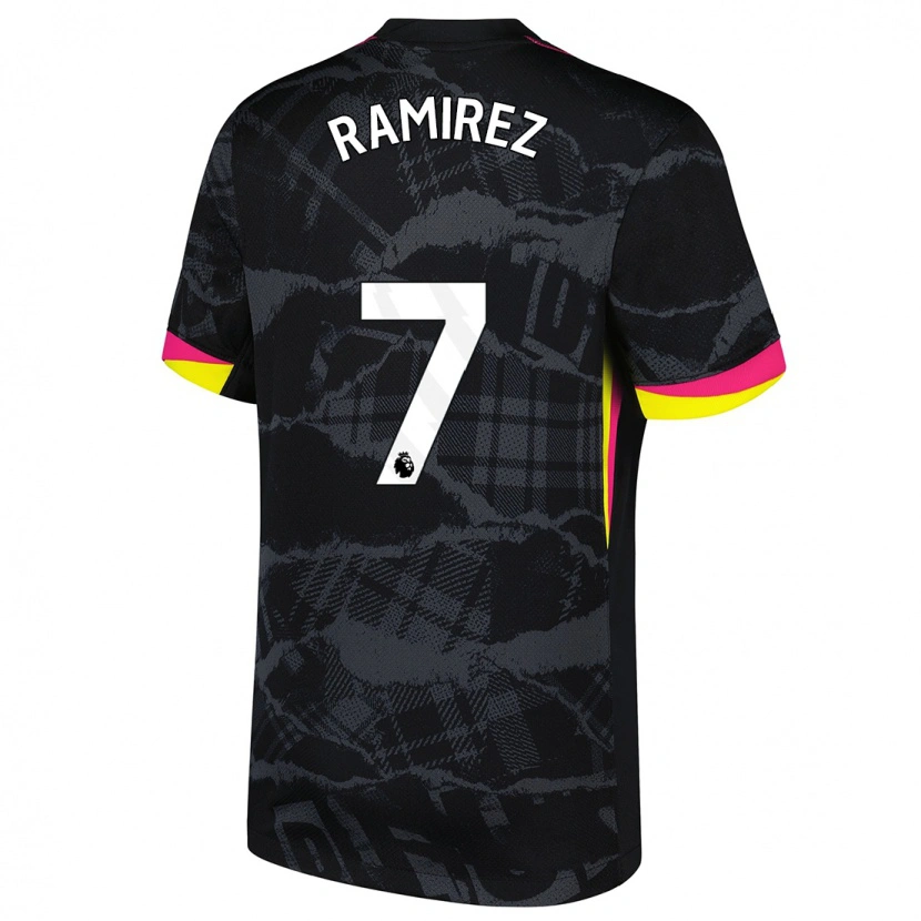 Danxen Damen Mayra Ramírez #7 Schwarz Rosa Ausweichtrikot Trikot 2024/25 T-Shirt Schweiz