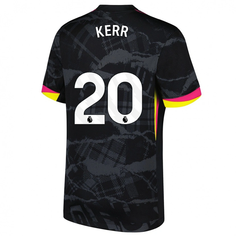 Danxen Damen Sam Kerr #20 Schwarz Rosa Ausweichtrikot Trikot 2024/25 T-Shirt Schweiz