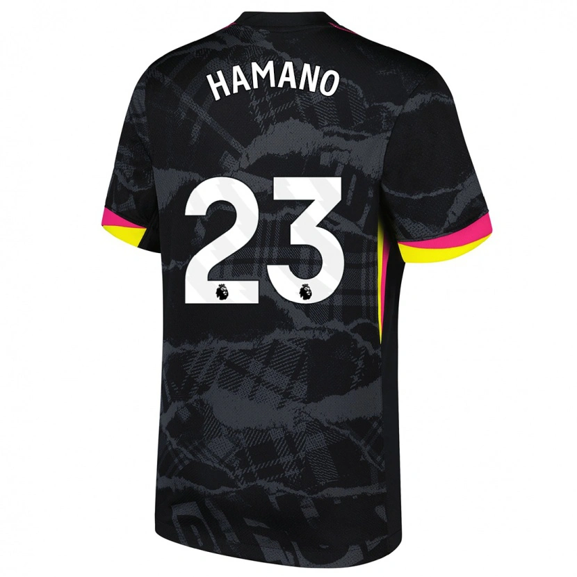 Danxen Damen Maika Hamano #23 Schwarz Rosa Ausweichtrikot Trikot 2024/25 T-Shirt Schweiz