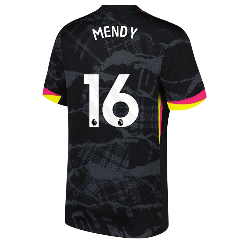Danxen Damen Edouard Mendy #16 Schwarz Rosa Ausweichtrikot Trikot 2024/25 T-Shirt Schweiz
