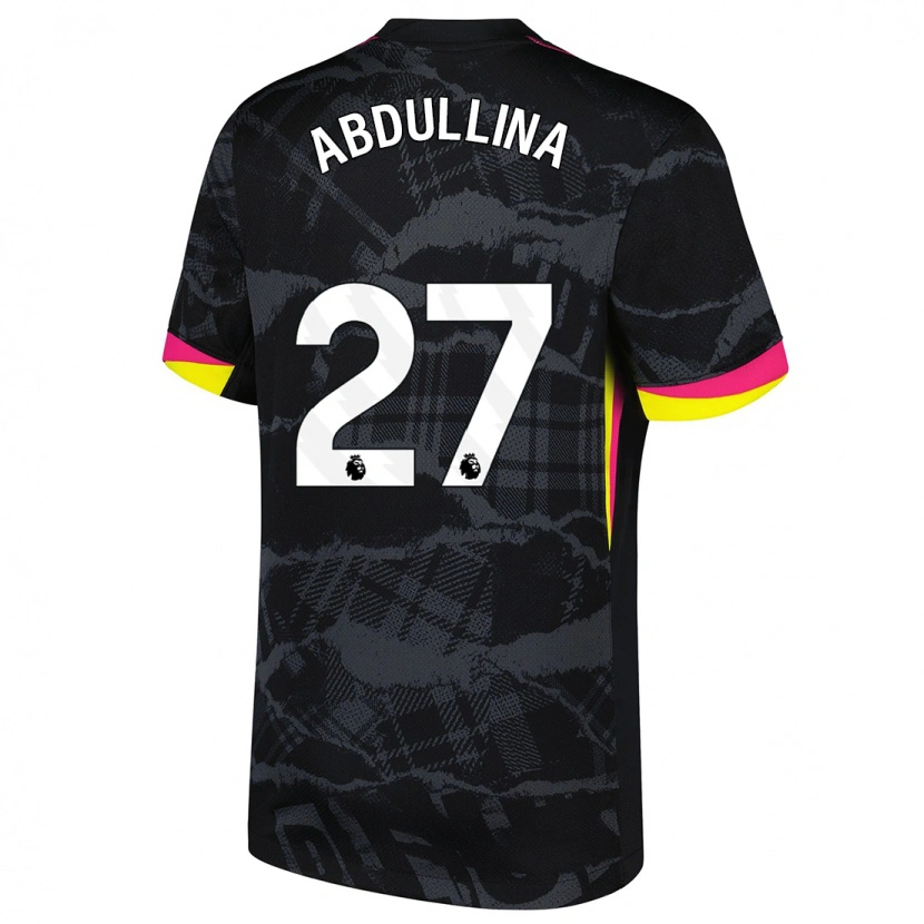 Danxen Damen Alsu Abdullina #27 Schwarz Rosa Ausweichtrikot Trikot 2024/25 T-Shirt Schweiz