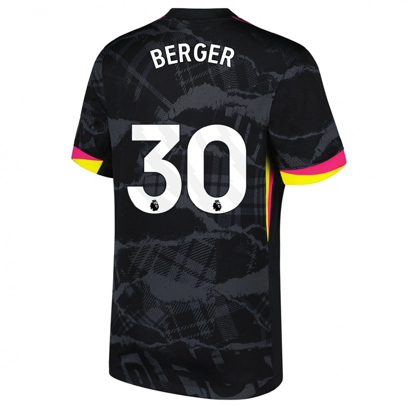 Danxen Damen Ann-Katrin Berger #30 Schwarz Rosa Ausweichtrikot Trikot 2024/25 T-Shirt Schweiz