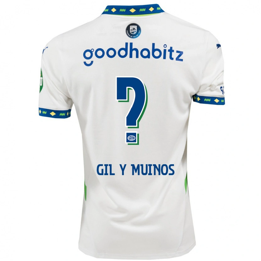 Danxen Damen Yaël Gil Y Muiños #0 Weiß Dunkelblau Ausweichtrikot Trikot 2024/25 T-Shirt Schweiz