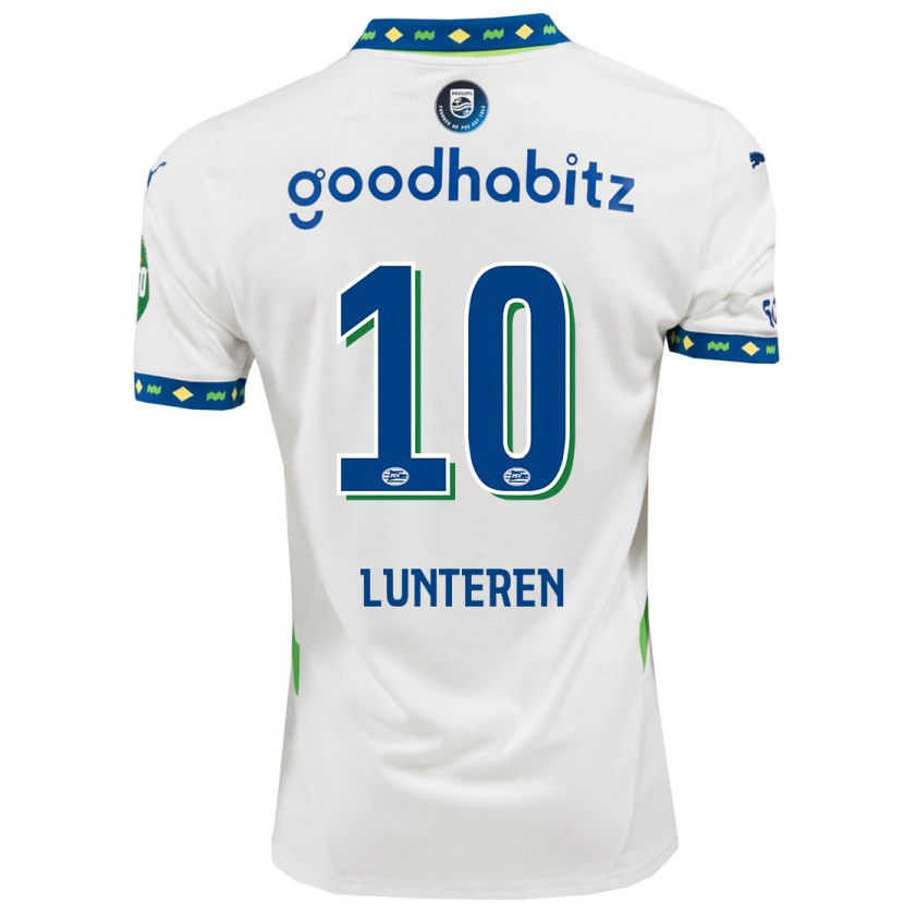 Danxen Damen Desiree Van Lunteren #10 Weiß Dunkelblau Ausweichtrikot Trikot 2024/25 T-Shirt Schweiz