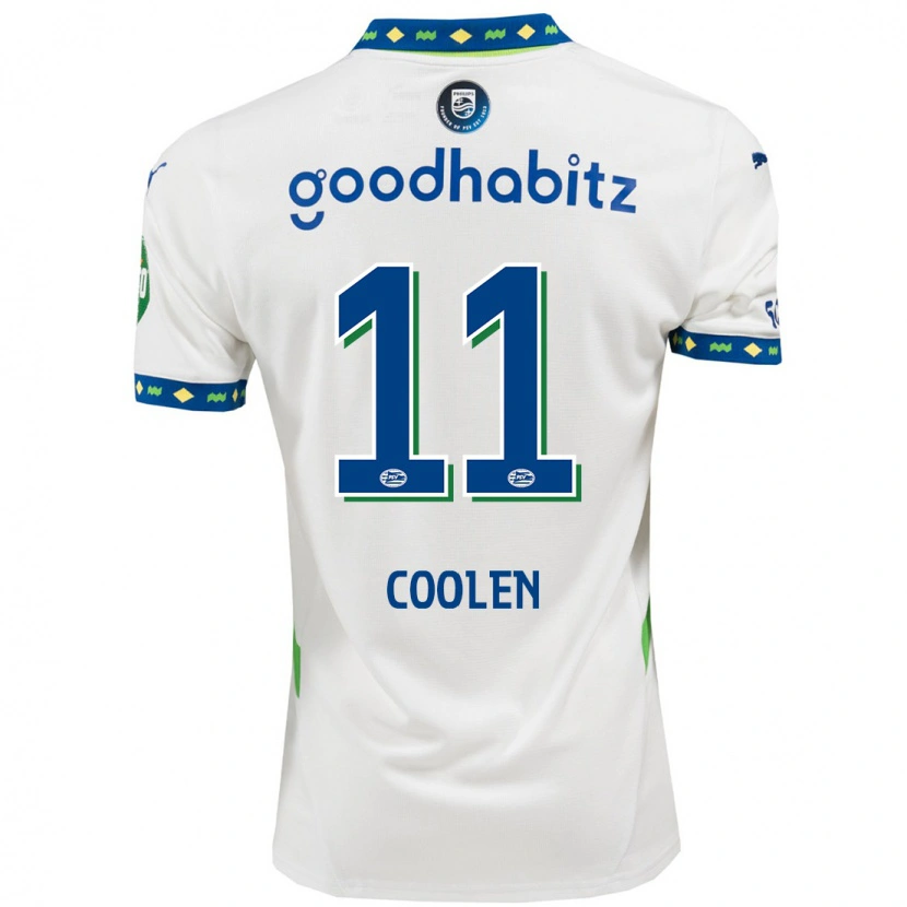 Danxen Damen Nadia Coolen #11 Weiß Dunkelblau Ausweichtrikot Trikot 2024/25 T-Shirt Schweiz
