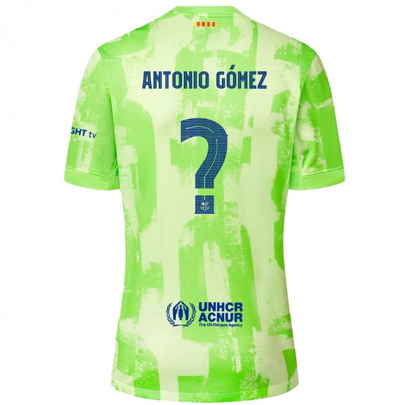 Danxen Damen Antonio Gómez #0 Limettengrün Ausweichtrikot Trikot 2024/25 T-Shirt Schweiz