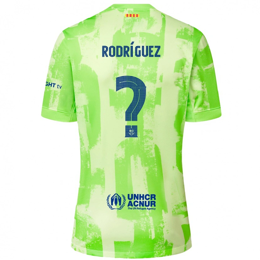 Danxen Damen Alfredo Rodríguez #0 Limettengrün Ausweichtrikot Trikot 2024/25 T-Shirt Schweiz