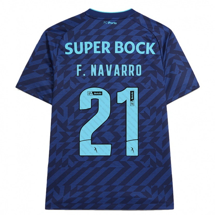 Danxen Damen Fran Navarro #21 Marineblau Ausweichtrikot Trikot 2024/25 T-Shirt Schweiz