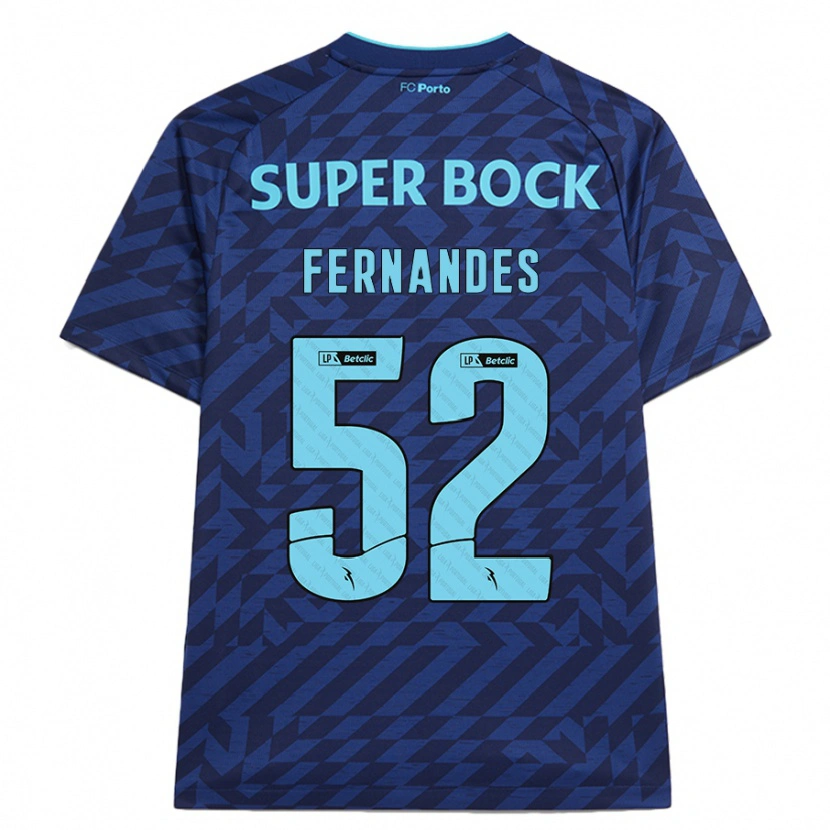 Danxen Damen Martim Fernandes #52 Marineblau Ausweichtrikot Trikot 2024/25 T-Shirt Schweiz