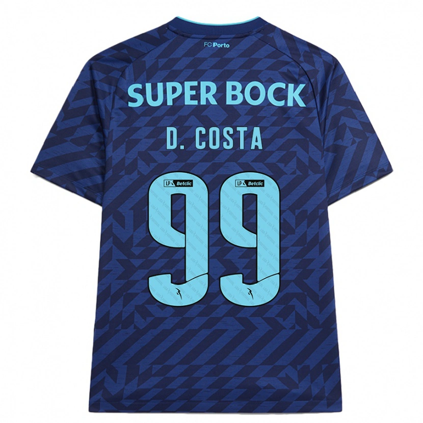 Danxen Damen Diogo Costa #99 Marineblau Ausweichtrikot Trikot 2024/25 T-Shirt Schweiz