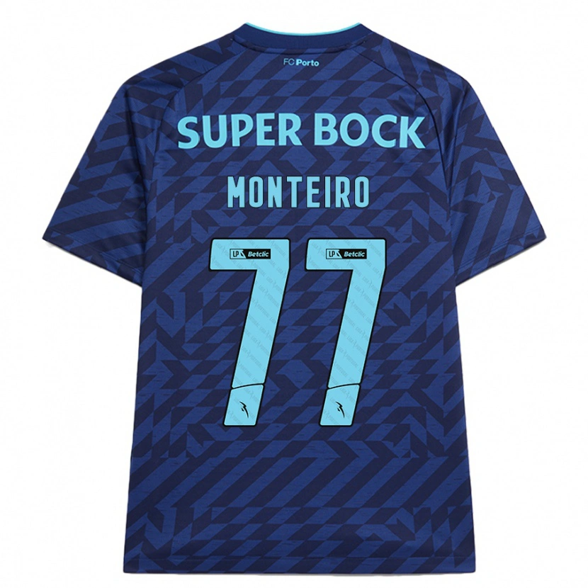 Danxen Damen Rui Monteiro #77 Marineblau Ausweichtrikot Trikot 2024/25 T-Shirt Schweiz