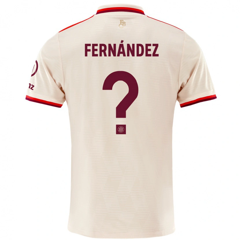 Danxen Damen Javier Fernández #0 Leinen Ausweichtrikot Trikot 2024/25 T-Shirt Schweiz