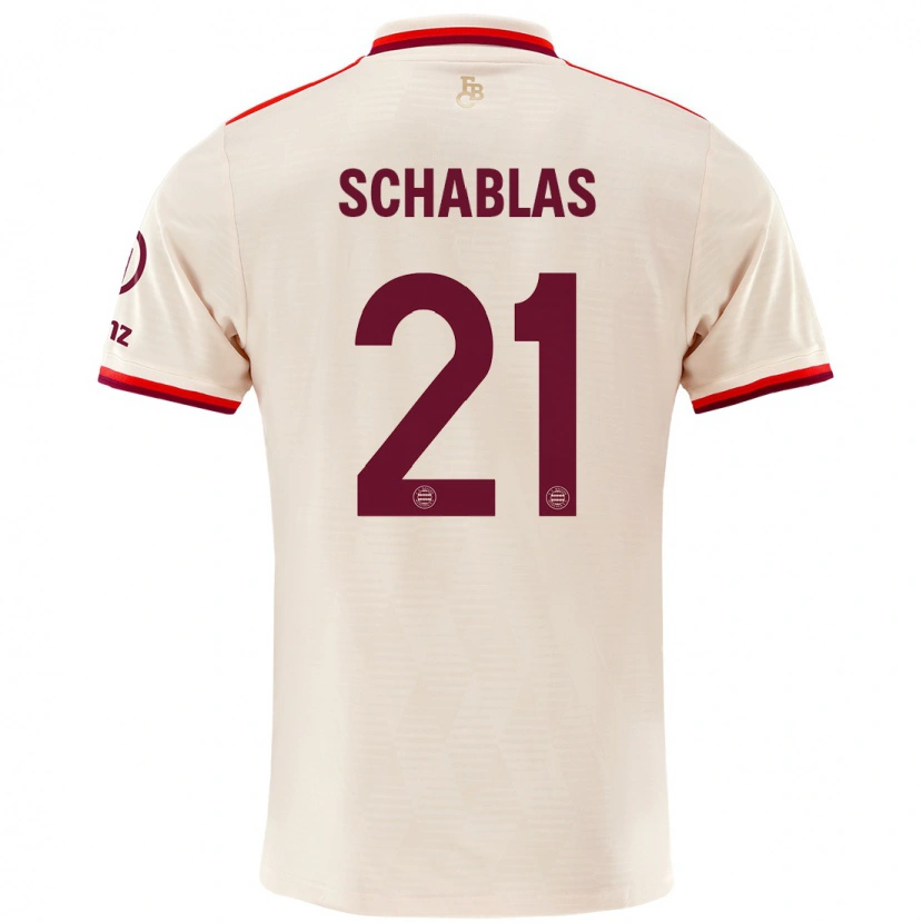 Danxen Damen Matteo Schablas #21 Leinen Ausweichtrikot Trikot 2024/25 T-Shirt Schweiz