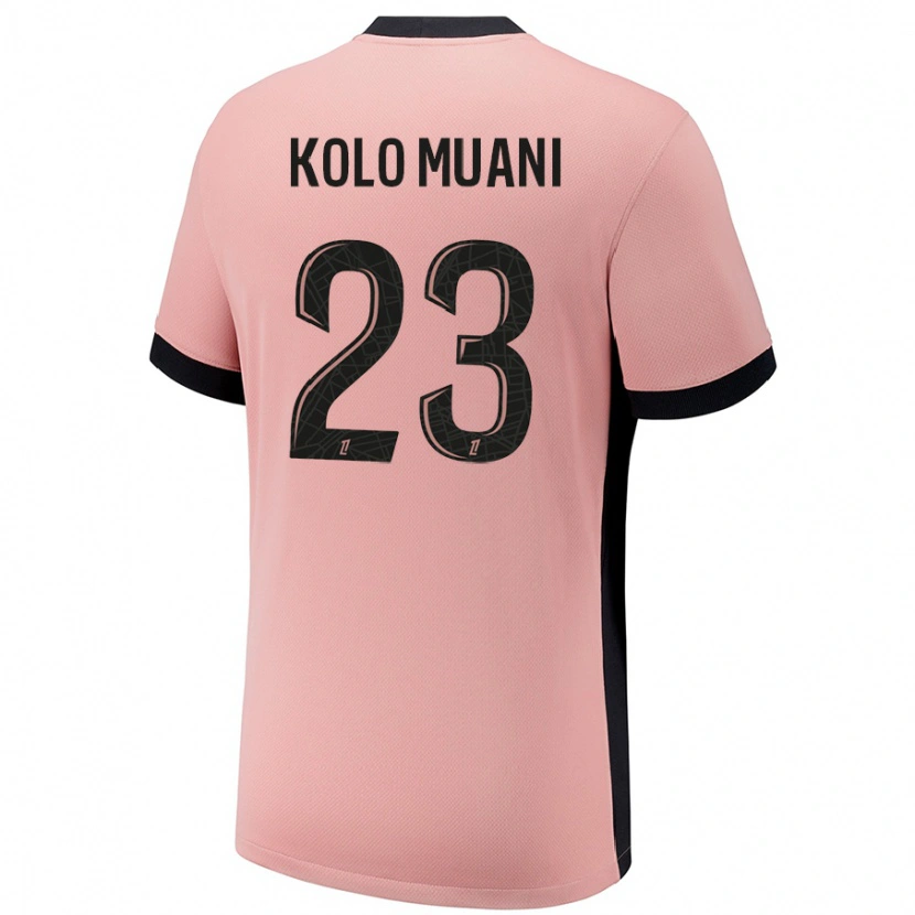 Danxen Damen Randal Kolo Muani #23 Rostros Ausweichtrikot Trikot 2024/25 T-Shirt Schweiz
