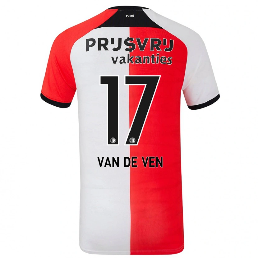 Danxen Kinder Zoi Van De Ven #17 Rot Weiß Heimtrikot Trikot 2024/25 T-Shirt Schweiz