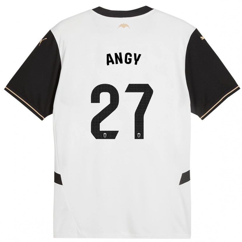 Danxen Kinder Angy #27 Weiß Schwarz Heimtrikot Trikot 2024/25 T-Shirt Schweiz