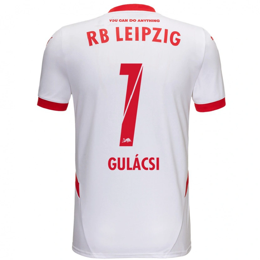 Danxen Kinder Péter Gulácsi #1 Weiß Rot Heimtrikot Trikot 2024/25 T-Shirt Schweiz