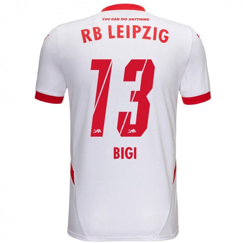 Danxen Kinder Samim Bigi #13 Weiß Rot Heimtrikot Trikot 2024/25 T-Shirt Schweiz
