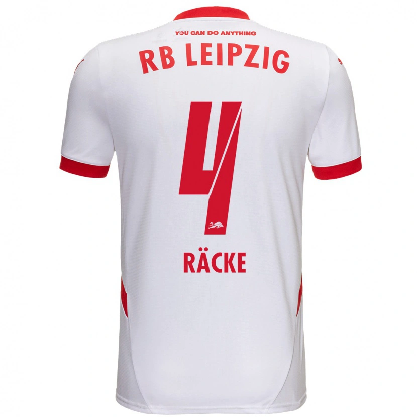 Danxen Kinder Nina Räcke #4 Weiß Rot Heimtrikot Trikot 2024/25 T-Shirt Schweiz