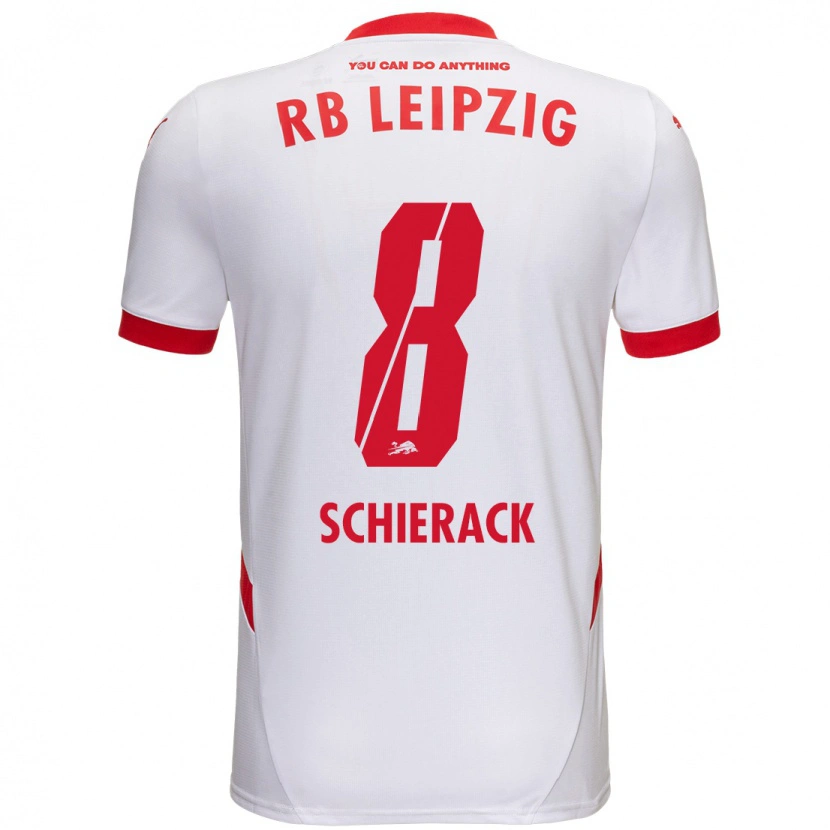 Danxen Kinder Simon Schierack #8 Weiß Rot Heimtrikot Trikot 2024/25 T-Shirt Schweiz