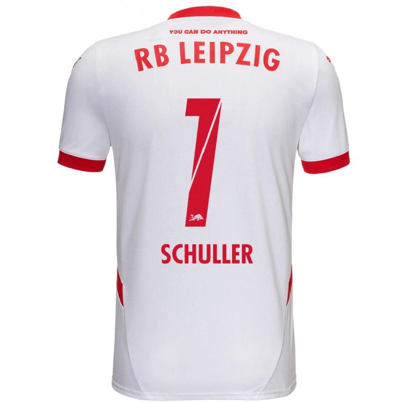 Danxen Kinder Gina Schüller #1 Weiß Rot Heimtrikot Trikot 2024/25 T-Shirt Schweiz