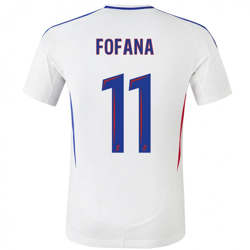 Danxen Kinder Malick Fofana #11 Weiß Blau Heimtrikot Trikot 2024/25 T-Shirt Schweiz