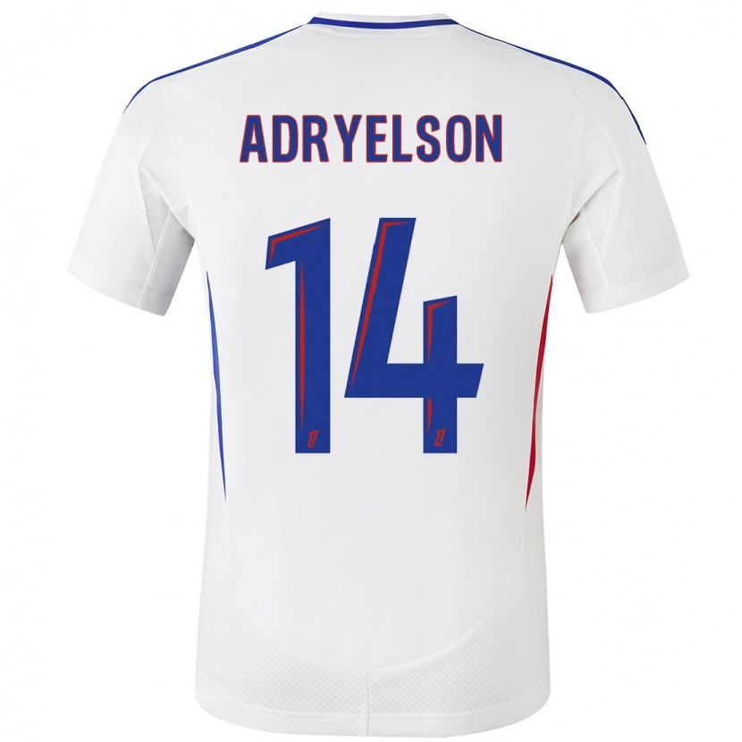 Danxen Kinder Adryelson #14 Weiß Blau Heimtrikot Trikot 2024/25 T-Shirt Schweiz