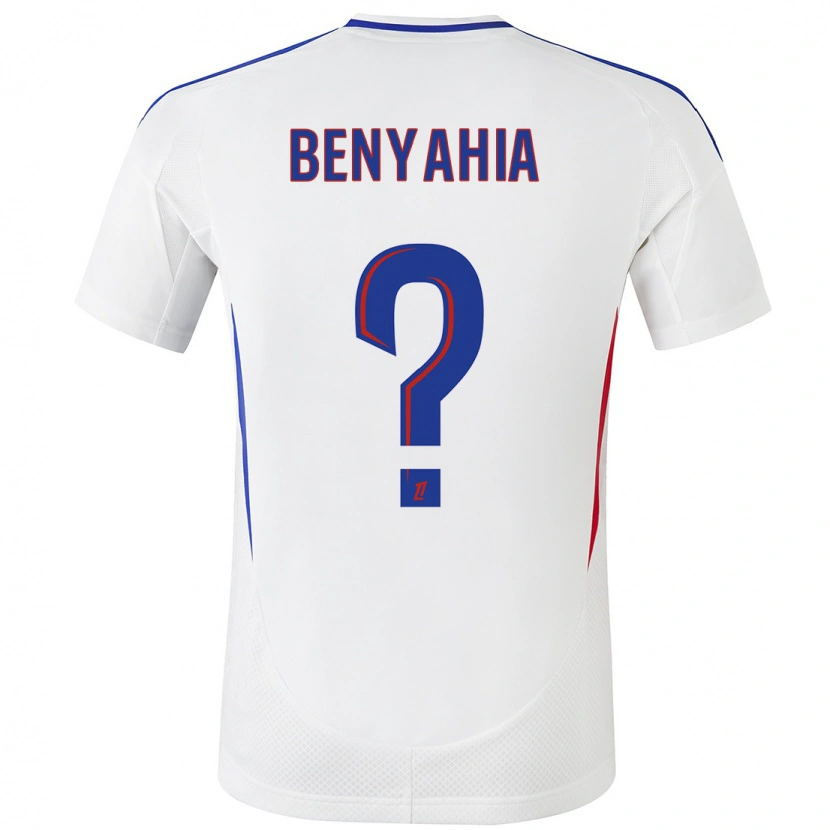 Danxen Kinder Inès Benyahia #0 Weiß Blau Heimtrikot Trikot 2024/25 T-Shirt Schweiz