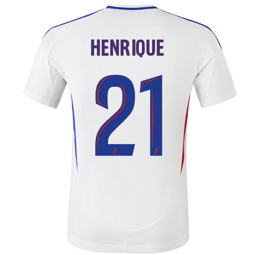 Danxen Kinder Henrique Silva #21 Weiß Blau Heimtrikot Trikot 2024/25 T-Shirt Schweiz