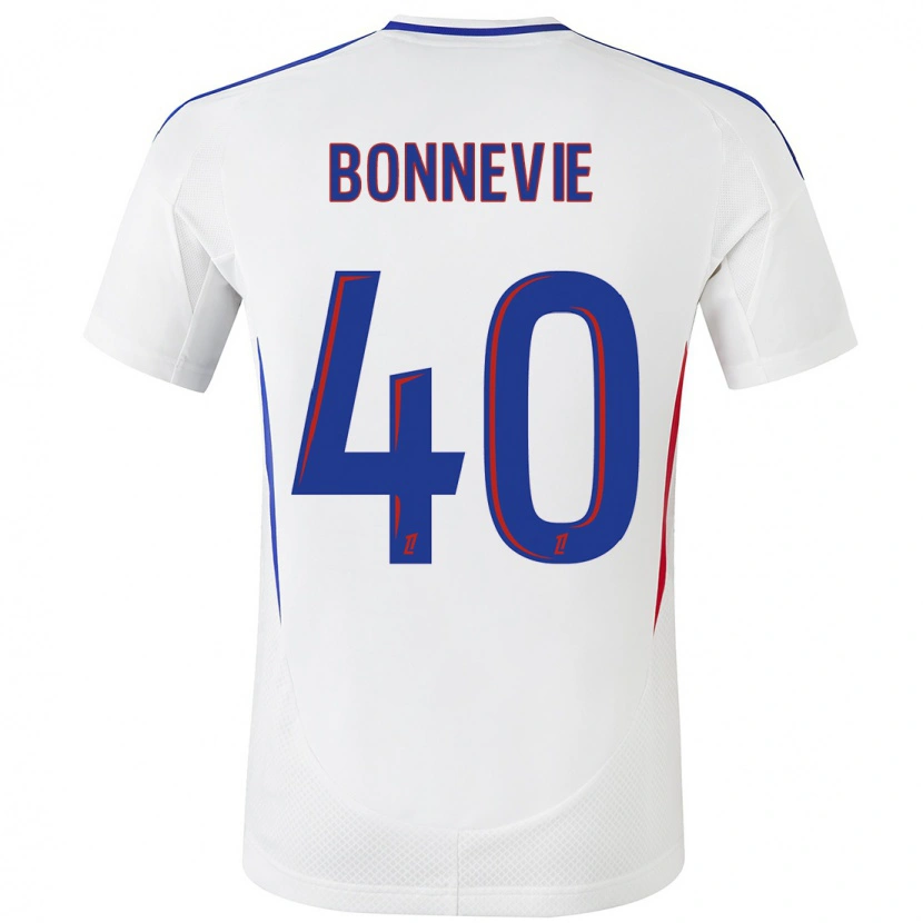 Danxen Kinder Kayne Bonnevie #40 Weiß Blau Heimtrikot Trikot 2024/25 T-Shirt Schweiz