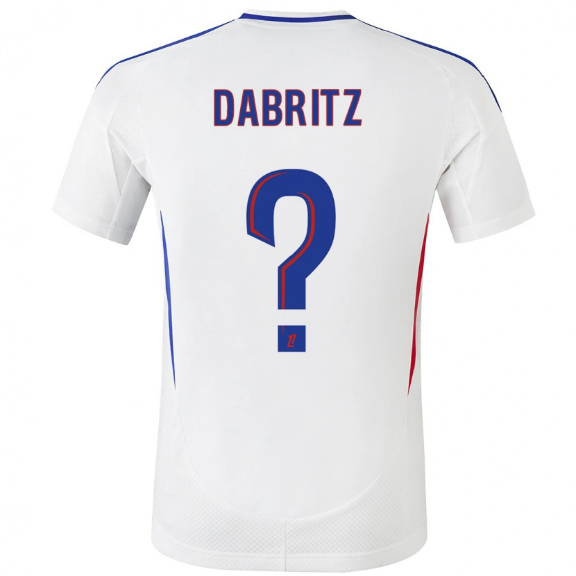Danxen Kinder Sara Dabritz #0 Weiß Blau Heimtrikot Trikot 2024/25 T-Shirt Schweiz