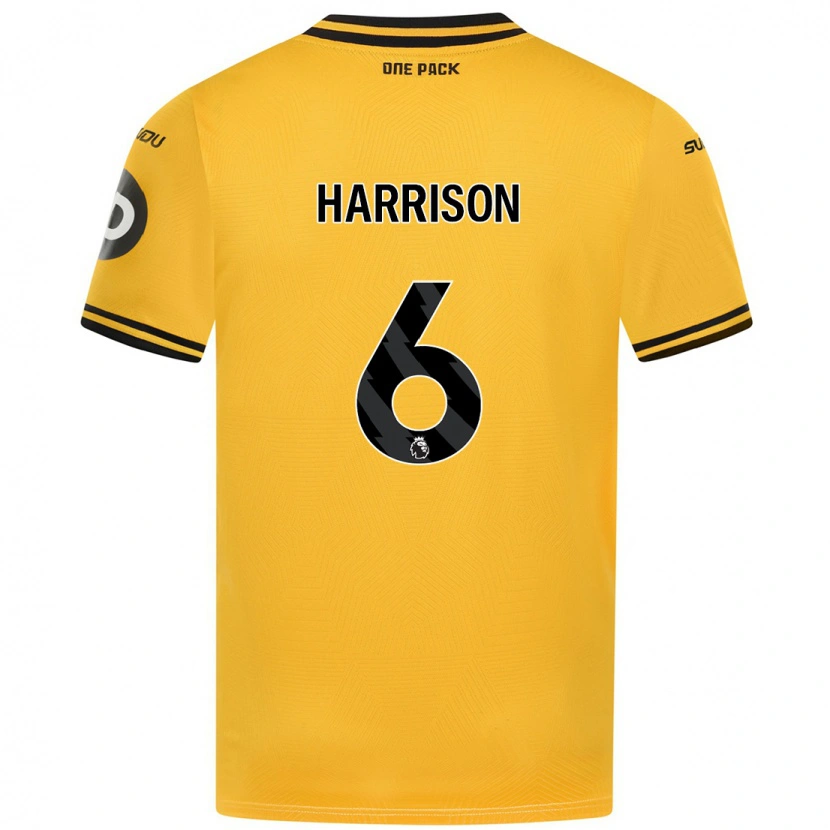Danxen Kinder Lexie Harrison #6 Gelb Heimtrikot Trikot 2024/25 T-Shirt Schweiz