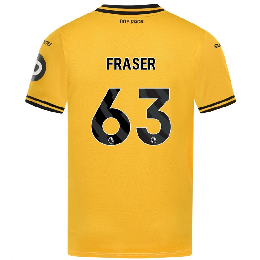 Danxen Kinder Nathan Fraser #63 Gelb Heimtrikot Trikot 2024/25 T-Shirt Schweiz